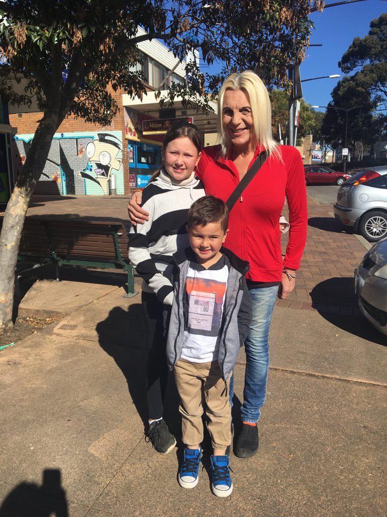 Kirsti, Georgie and Mason